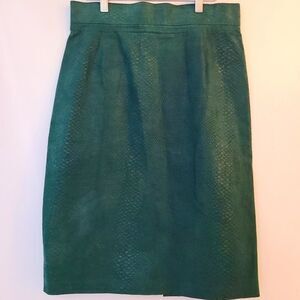 Danier Green Midi Skirt